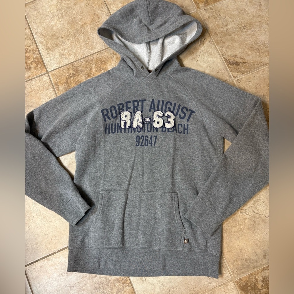 ☀️VINTAGE Robert August Huntington Beach Hoodie